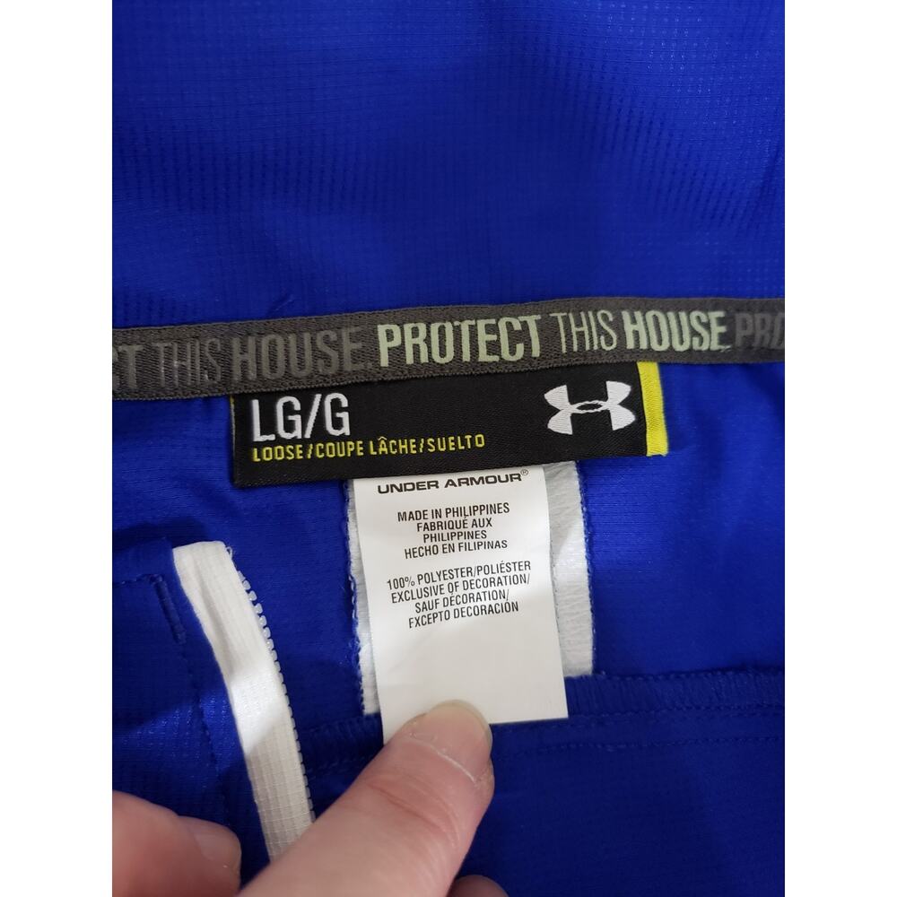 Under Armour Jacket Size Large Men Blue Protect this House Lightweight Loose - Picture 3 of 7
